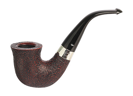 Pipe Peterson Sherlock Holmes original, pipe courbe, pipe en bruyère sablée,