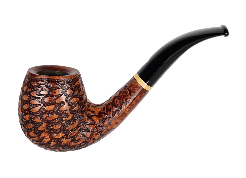Pipe Chacom grand cru poty 2049, pipe courbe rustiquée, chapuis comoy, nomdunepipe