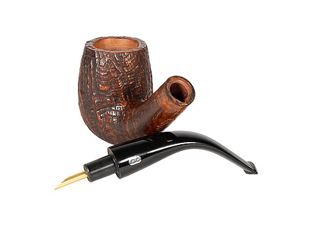 Pipe chacom select X, pipe chacom sablée, chapuis-comoy, pipe en bruyère, pipe à tabac