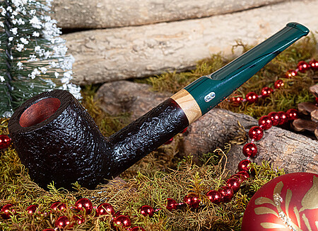 Pipe CHACOM Noël 2023 n°127. La classique Néogène droite, un joli cadeau à glisser sous le sapin à l'attention de votre fumeur(se) de pipe préféré(e) !