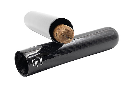 Cig'R 1-Cigar Case - Black Carbon Fiber