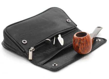 Chacom 2 Pipe and Tobacco Pouch CC017 Carbon