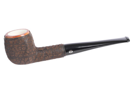 Jeantet Leather Covered pipe - Meerschaum Lined Panel 4 sides