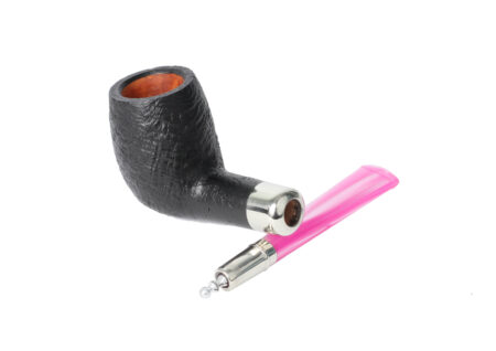 Chacom Spigot Black sandblasted n°185 - Pink mouthpiece