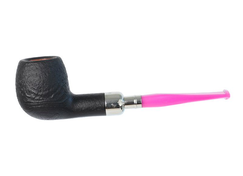 Spigot-SB-rose-168-recto Chacom Spigot Black sandblasted n°168 - Pink Mouthpiece  