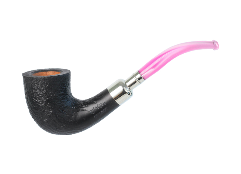 Spigot-SBrose-863-recto Chacom Spigot Black sandblasted n°863 - Pink mouthpiece  