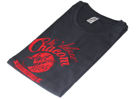 T-shirt Deluxe Saint Claude Chacom Bleu Marine & Rouge