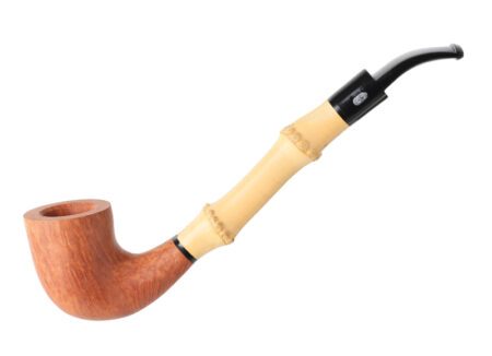 Chacom Bamboo Bent Dublin Nature - Smoking briar pipe