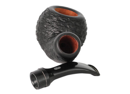 Pipe Chacom Reverse Calabash Rustic Noire