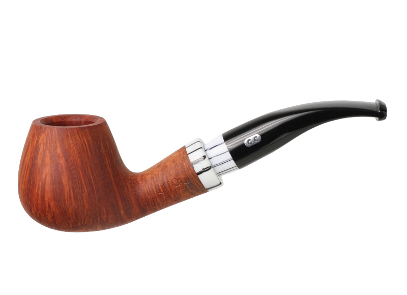 pipe-chacom-selected-straight-grain-nature-doublebague-acrylic-blancnoir-recto Chacom Selected Straight Grain Nature - Half Bent Smoking Pipe  