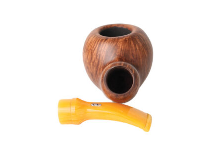 Chacom Reverse Calabash Smooth Brown - Smoking Pipe